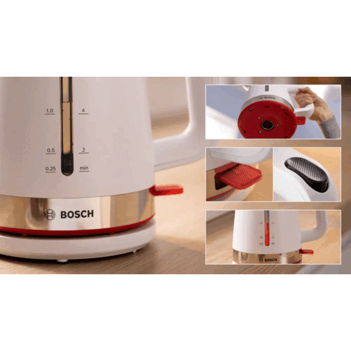 Bosh 1.7l White My Moment Kettle - TWK4M221